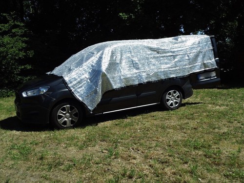 Schattennetz alu auto hund - auto,